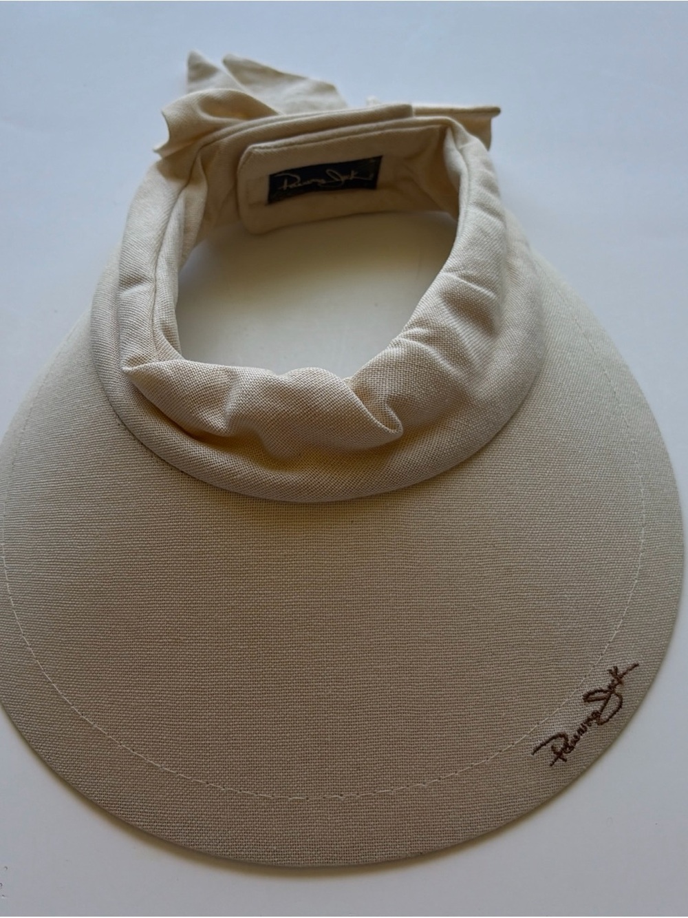 Panama jack Cream/Tan Women's Sun Visor